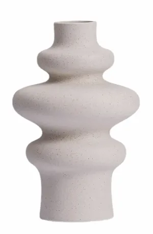 Wavy contemporary vase